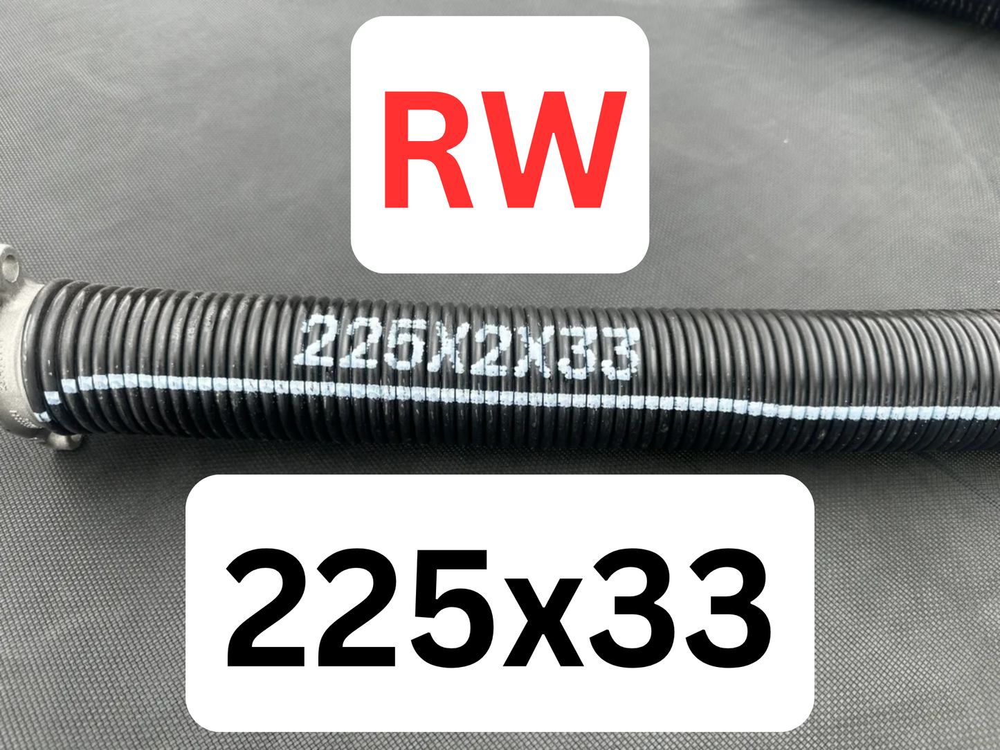 Spring 225 RW (Right Wind/Red Tip) - Choose Length