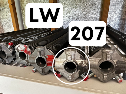 Spring 207 LW (Left Wind/Black Tip) - Choose Length