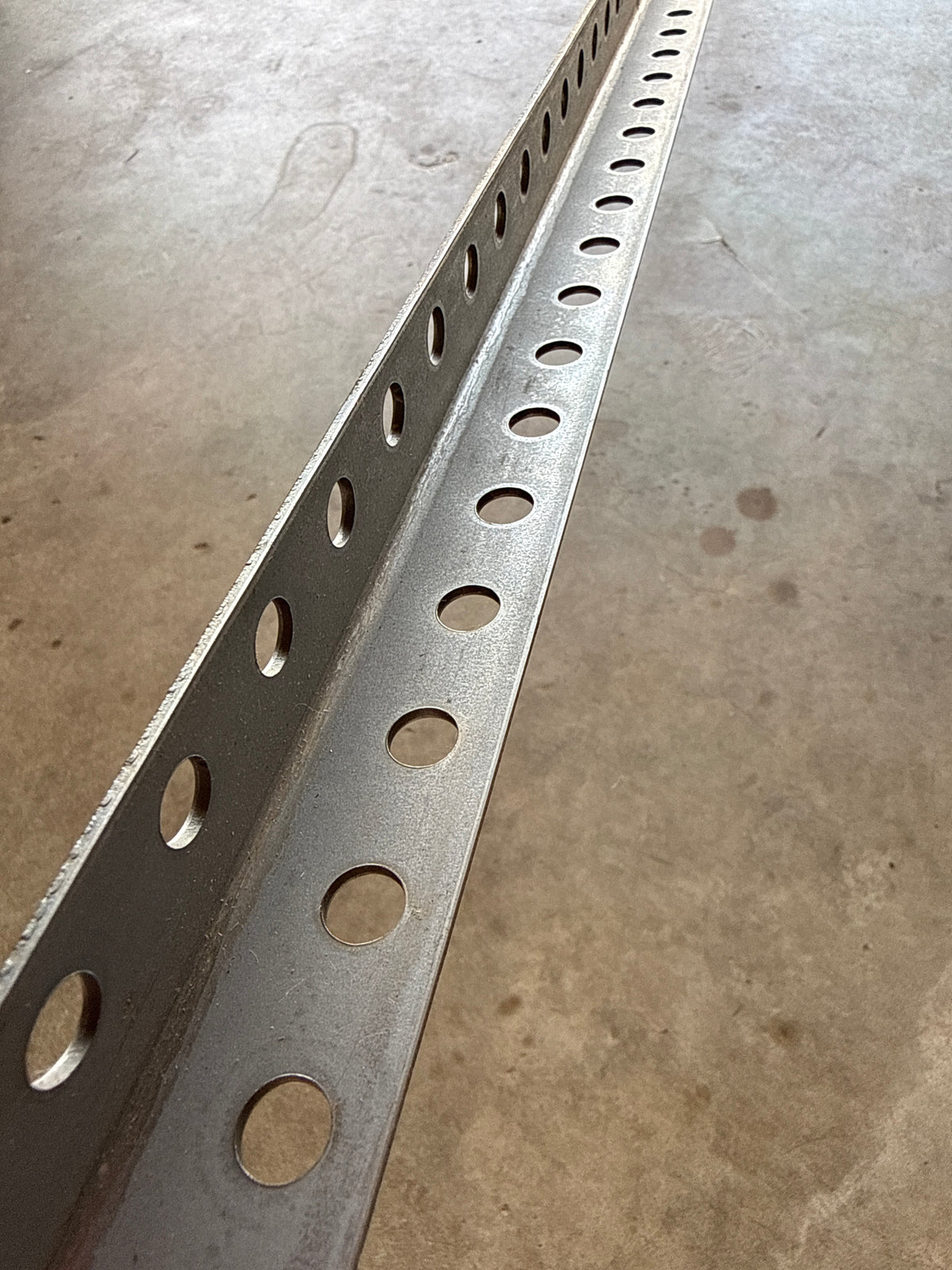 Angle Iron - Prepunched 8ft (Choose Gauge)