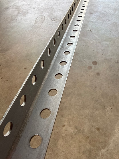 Angle Iron - Prepunched 8ft (Choose Gauge)