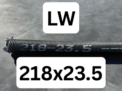 Spring 218 LW (Left Wind/Black Tip) - Choose Length