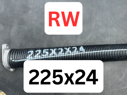 Spring 225 RW (Right Wind/Red Tip) - Choose Length