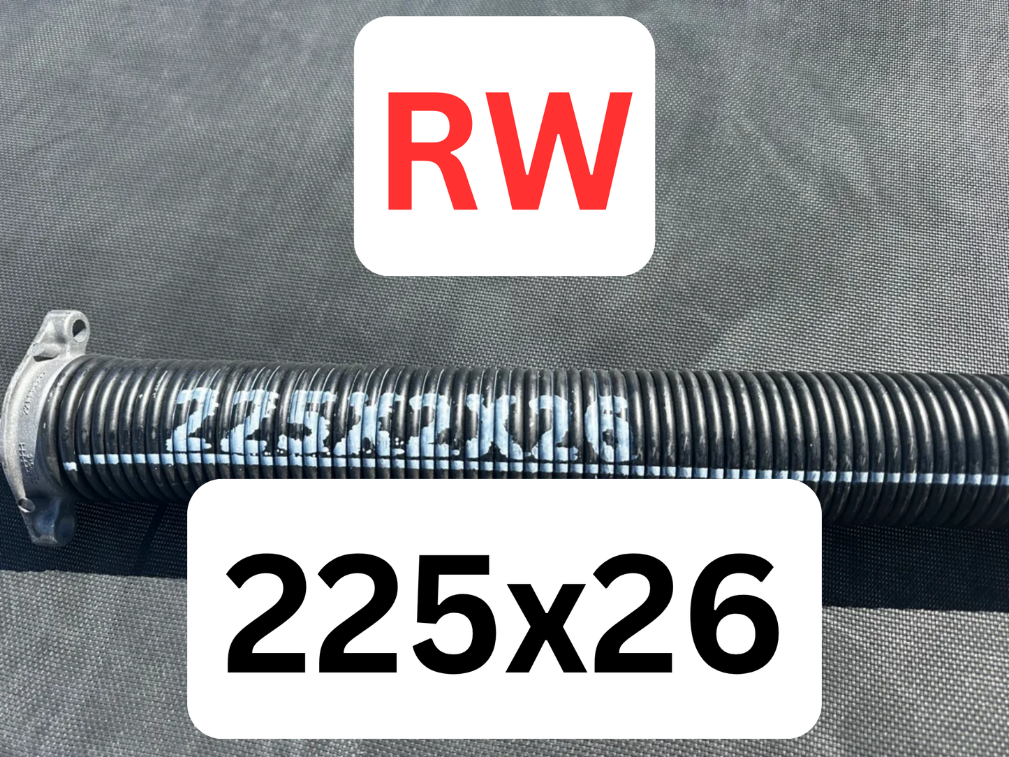 Spring 225 RW (Right Wind/Red Tip) - Choose Length