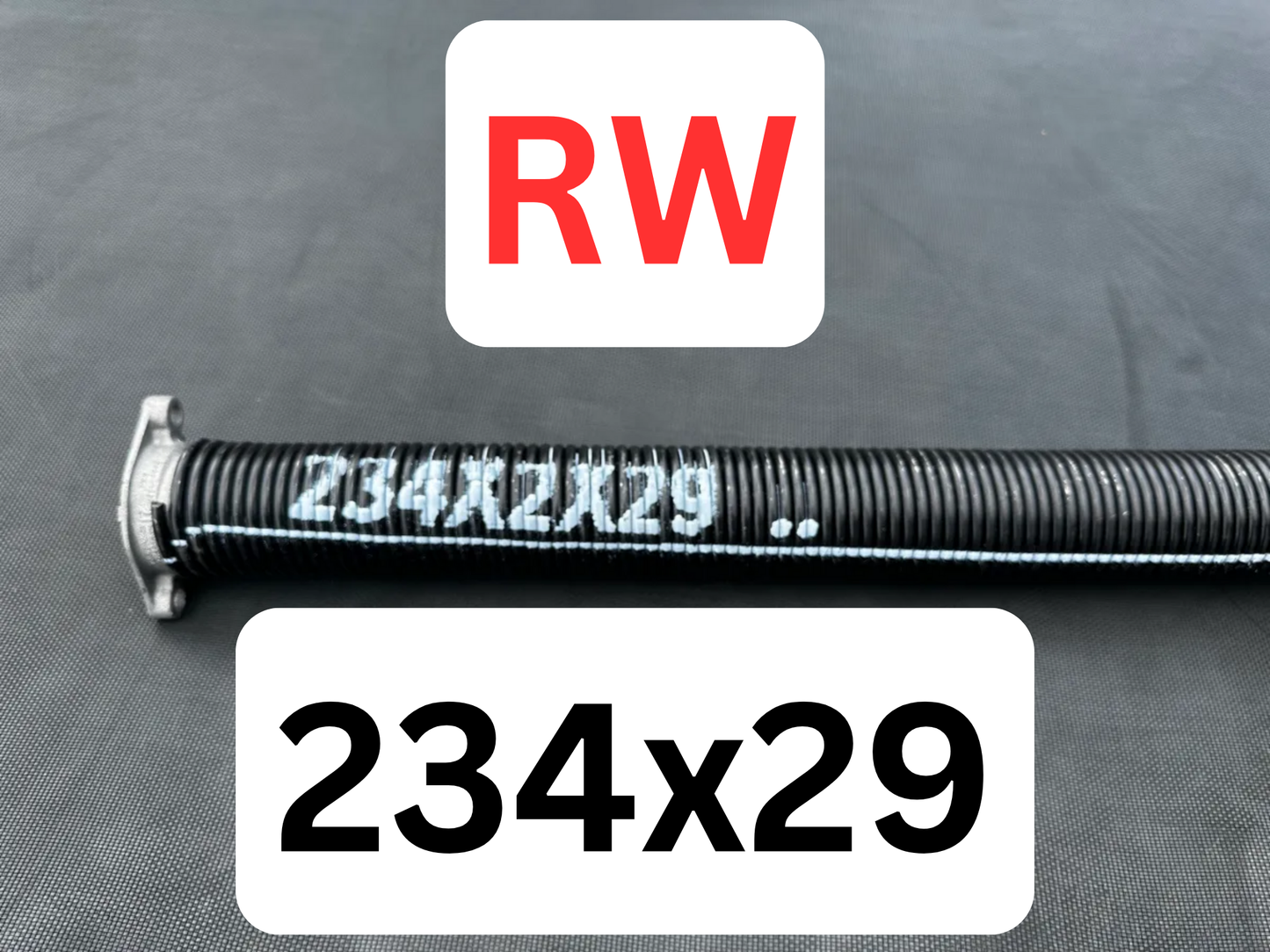 Spring 234 RW (Right Wind/Red Tip) - Choose Length