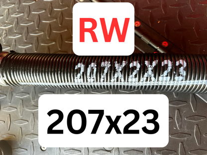 Spring 207 RW (Right Wind/Red Tip) - Choose Length